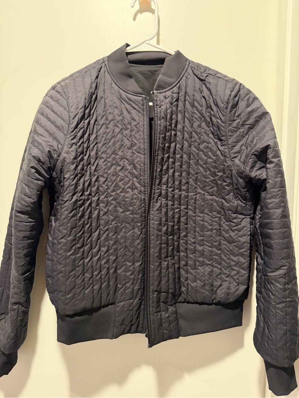lululemon athletica Quilted Bomber Jacket - Charcoal Gray
